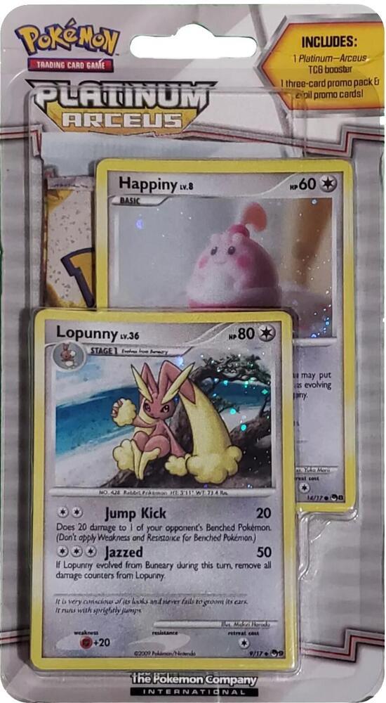 Arceus Blister Pack w/ Pop Series 9 (Lopunny)