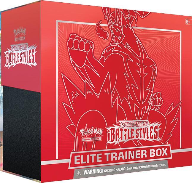 Battle Styles Elite Trainer Box (Rapid Strike Urshifu) (Red)
