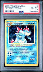 Pokemon PSA 8 Feraligatr Holo Neo Genesis