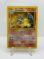 Pokemon Charizard 4/102 Base Set Holo Light Play