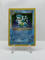 Pokemon Blastoise 2/102 Base Set Holo Shadowless Light Play