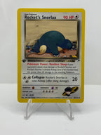 Pokemon Rocket's Snorlax 33/132 Gym Heroes 1st Edition Non Holo Near Mint