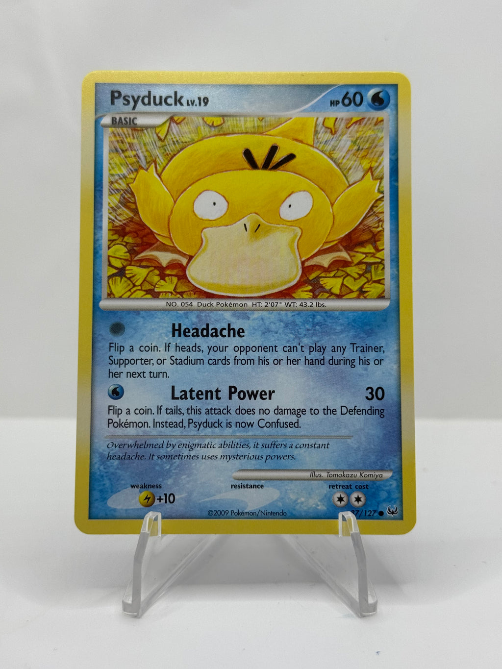 Pokemon Psyduck 87/127 Platinum Base Non Holo Near Mint