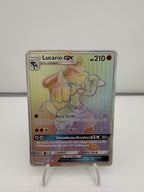 Pokemon Lucario GX 135/131 (Secret) Forbidden Light Lightly Played