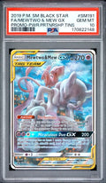 Pokemon PSA 10 Mewtwo & Mew SM191 Promo