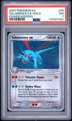 Pokemon PSA 7 Salamance ex Holo Power Keepers