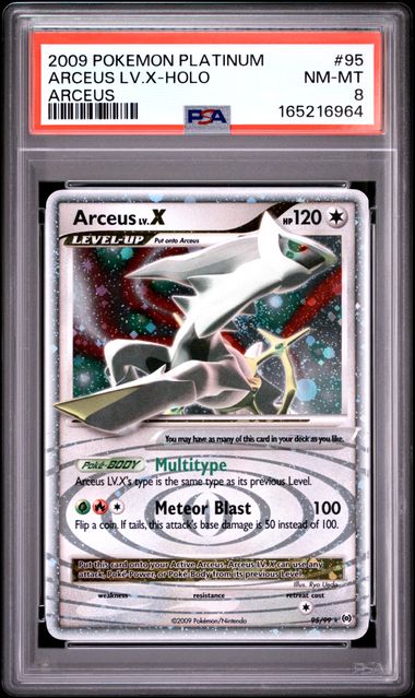 Pokemon PSA 8 Arceus LV. X 95/99 Holo Arceus