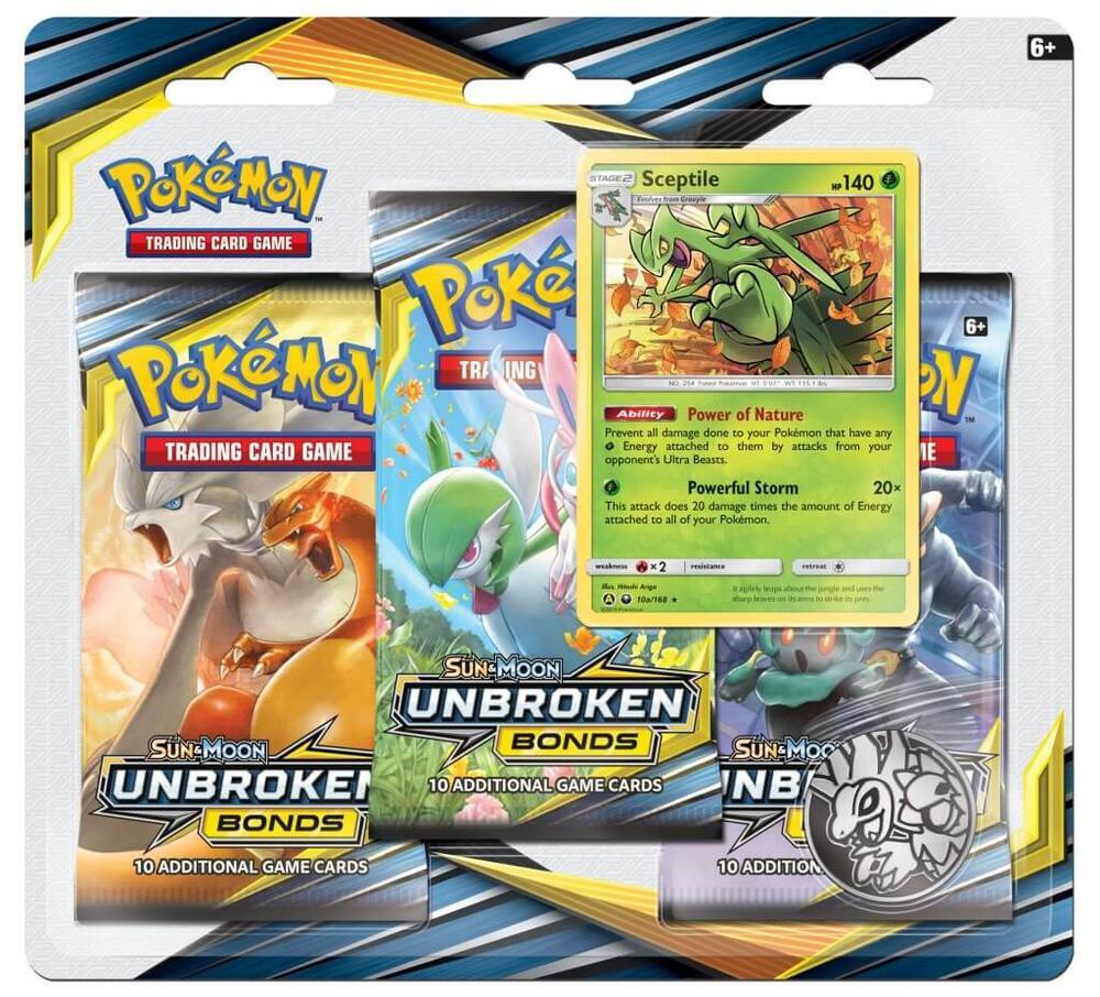 Blíster de 3 paquetes de Unbroken Bonds [Sceptile] NFS