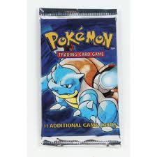 Base Set Booster Pack Unlimited Blastoise "light