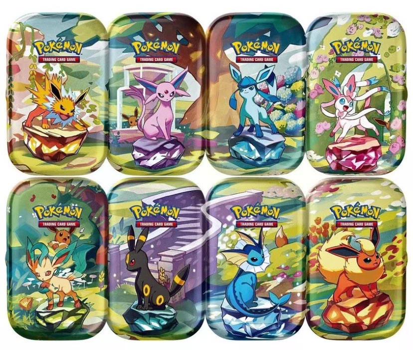 Prismatic Evolutions Mini Tin