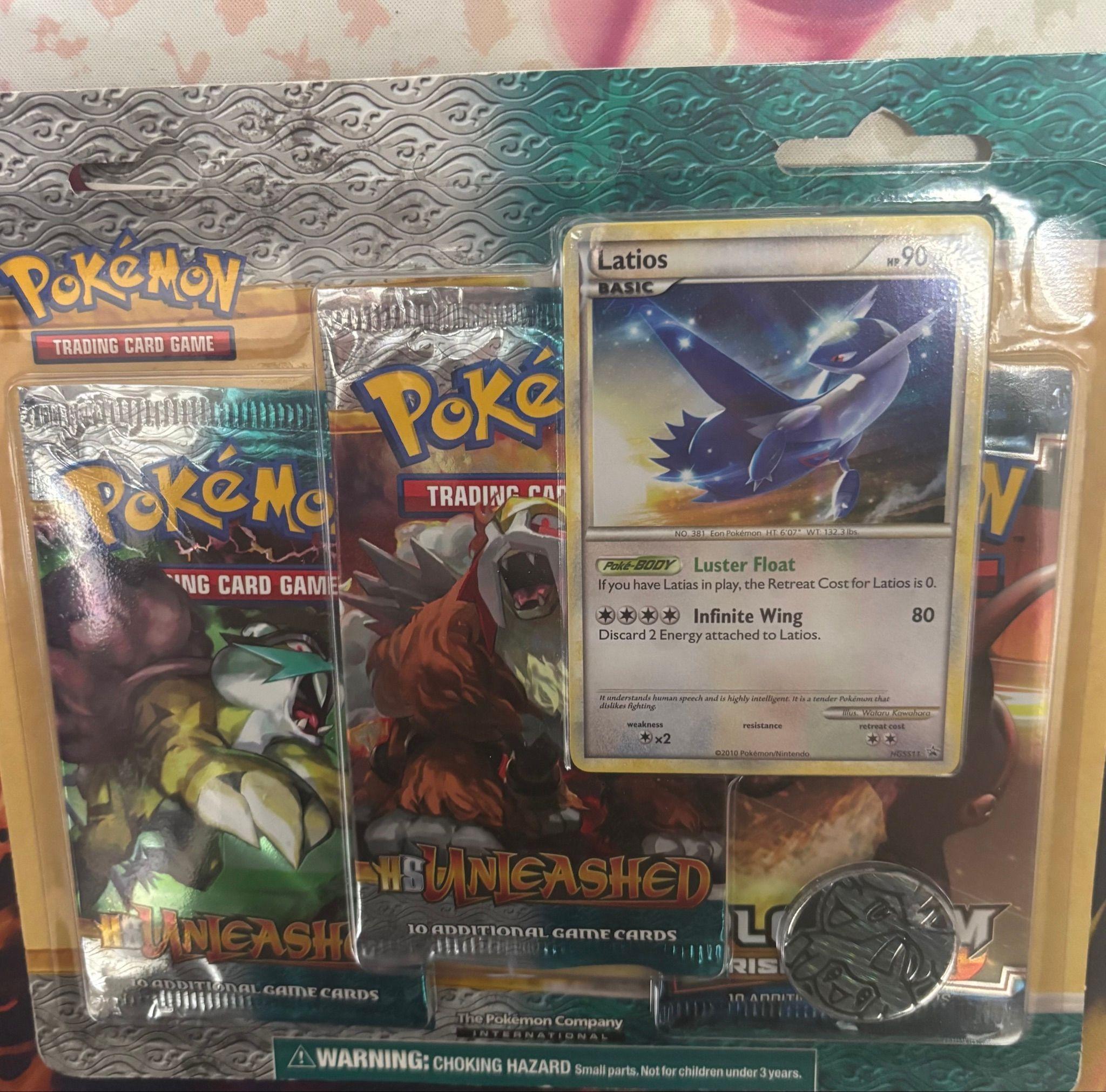 HGSS Unleashed x2 & Rising Rivals 3-pack blister (Latios)