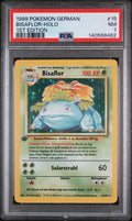 Pokemon PSA 7 Venusaur 15/102 German 1st Edition Holo Base Set