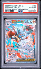 Pokemon PSA 10 Mega Lucario ex 179/132 SIR Mega Evolution