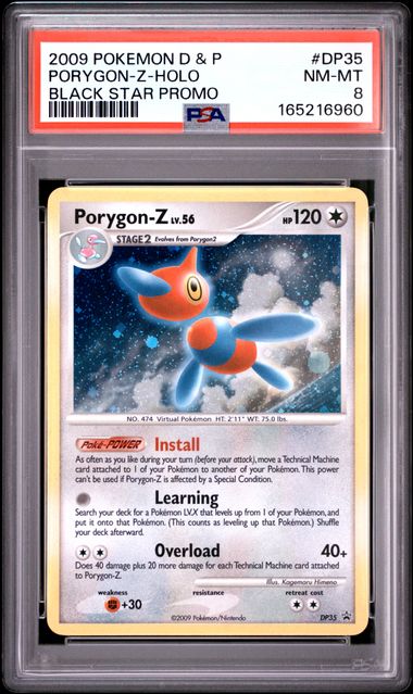 Pokemon PSA 8 Porygon-Z LV. 56 Holo DP35 Promo
